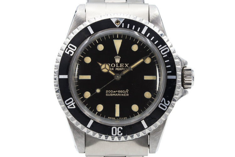 1964 Rolex Submariner 5513 Glossy Gilt Dial