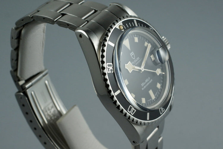 1981 Tudor Submariner 94110 Black Snowflake