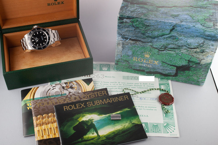 1995 Rolex Submariner 14060 with Box and papers