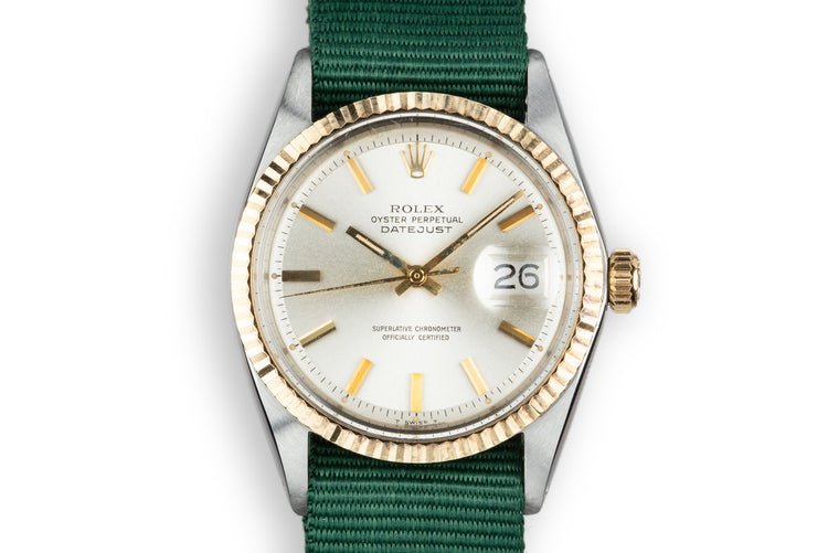 1969 Rolex Two-Tone DateJust 1601Silver Dial