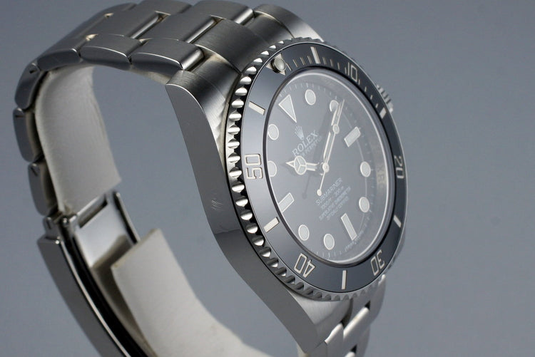 2012 Rolex Submariner 114060 with Box and Papers