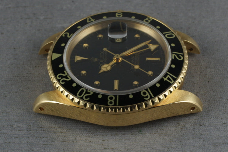 1980 Rolex GMT 18K with Black Nipple Dial 16758