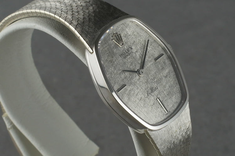 1970 Rolex Ladies White Gold Cellini with papers