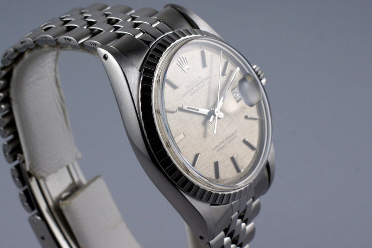 1970 Rolex DateJust 1603 Gray Linen Dial