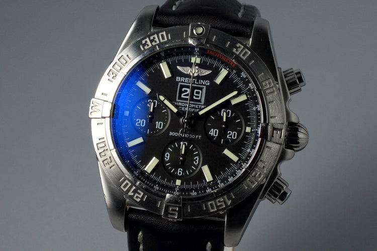 2007 Breitling Blackbird A44359 with Box and Papers