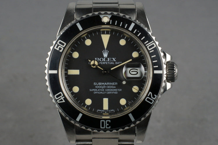 1982 Rolex Submariner 16800