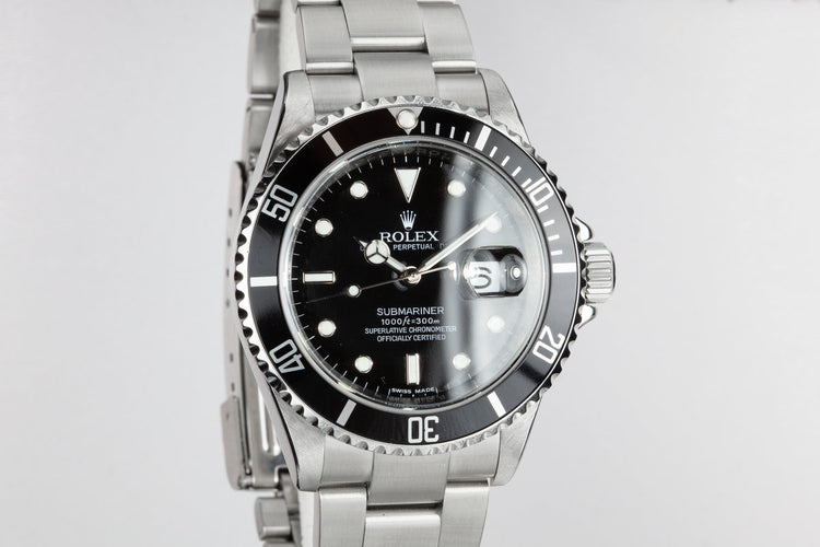 2007 Rolex Submariner 16610