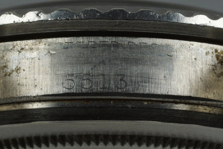 1967 Rolex Submariner 5513 Meters First with RSC Papers