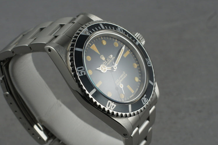 1966 Rolex Submariner 5513 with Glossy Gilt Dial and RSC Papers