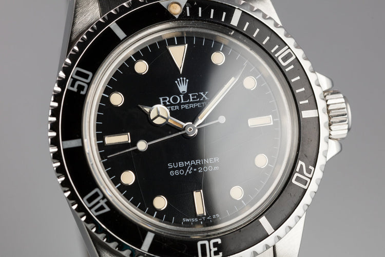 1985 Rolex Submariner 5513 "Spider" Dial with Service Papers
