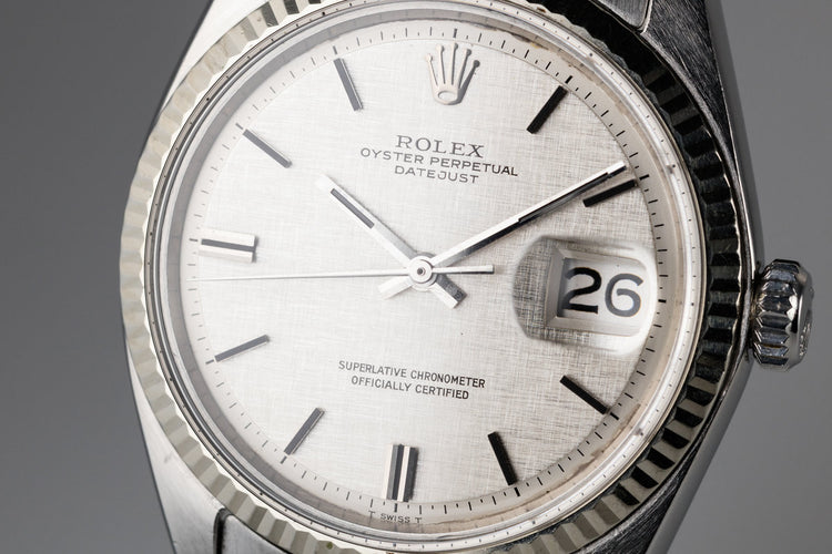 1970 Rolex DateJust 1601 with Linen Dial