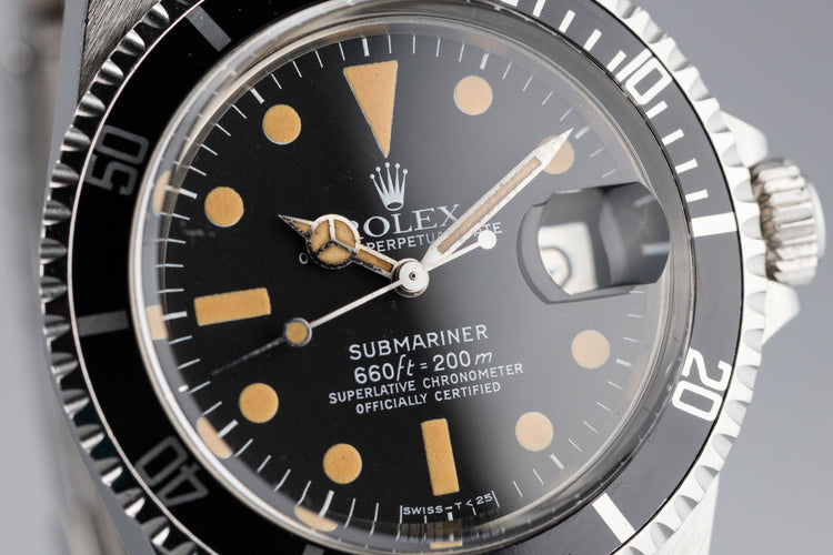 1978 Rolex Submariner 1680 Pumpkin Dial