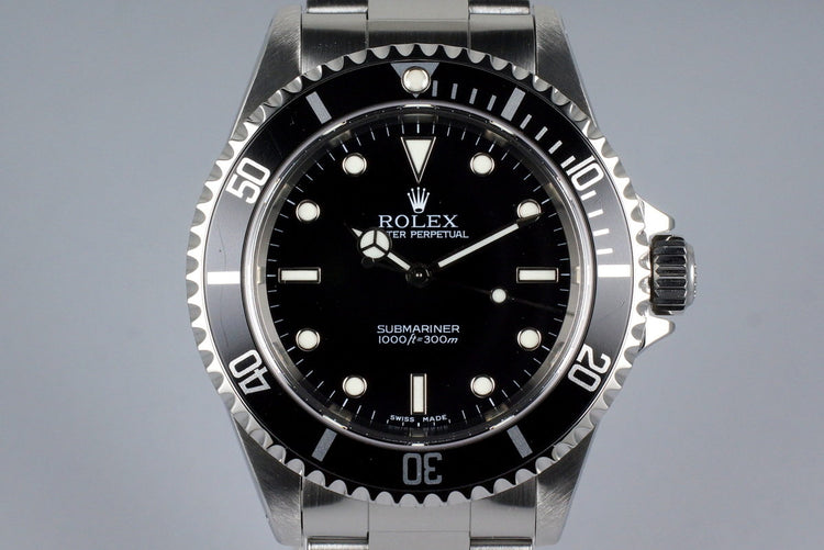 2001 Rolex Submariner 14060M with Box and Papers