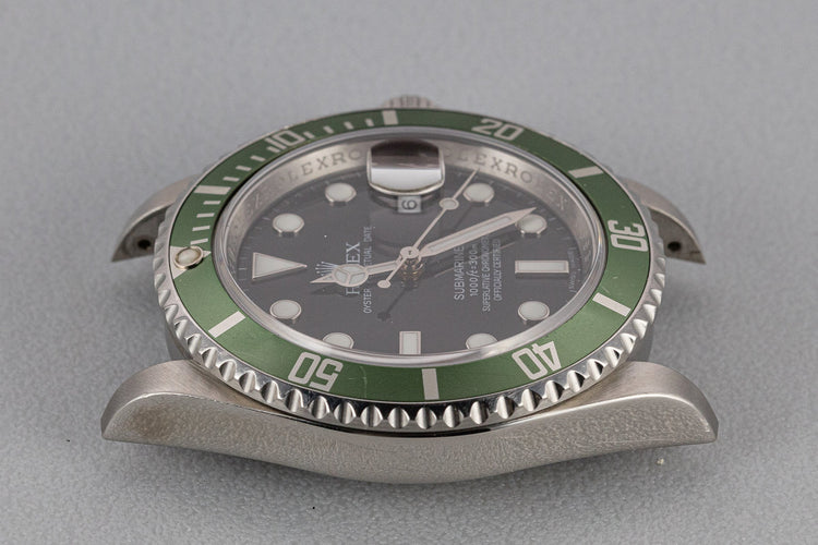 2009 Rolex Anniversary Green Submariner 16610LV