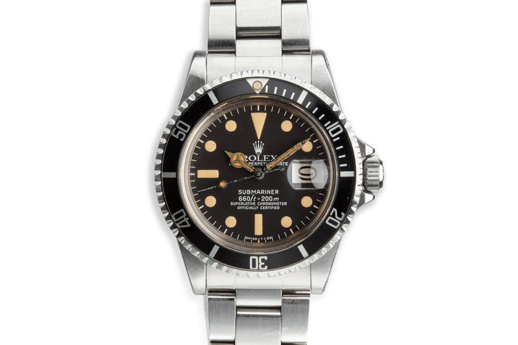 1979 Vintage Rolex Submariner 1680 with Box and Papers