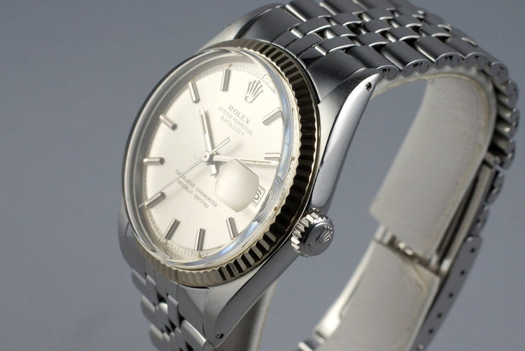 1972 Rolex Datejust 1601 Silver Dial