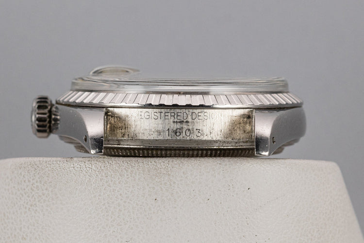 1974 Rolex DateJust 1603 Silver Sigma Dial with Box and Papers