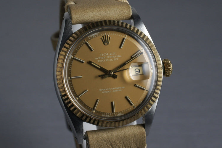 1971 Rolex Two Tone DateJust 1601 with Brown Dial