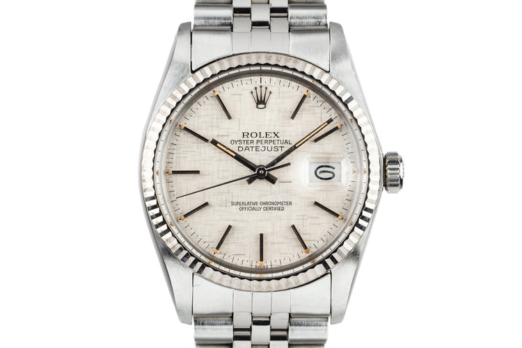1983 Rolex DateJust 16014 Linen Dial