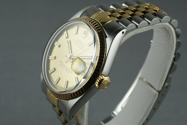 1971 Rolex Two Tone DateJust 1601 ‘Wide Boy’ Dial