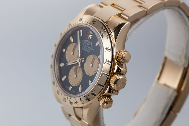 2010 Rolex 18K YG Daytona 116528 with Box and Papers