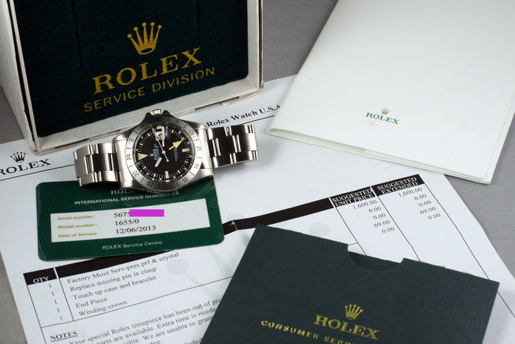 1978 Rolex Explorer II 1655 with Mark 4 Dial and RSC Papers