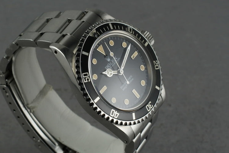 1984 Rolex Submariner 5513 Spider Dial with Box and Papers