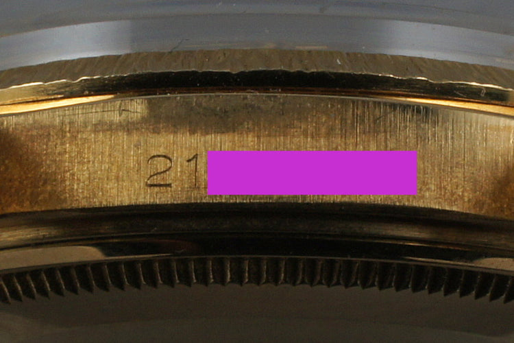 1969 Rolex YG DateJust 1607 with Box and Papers