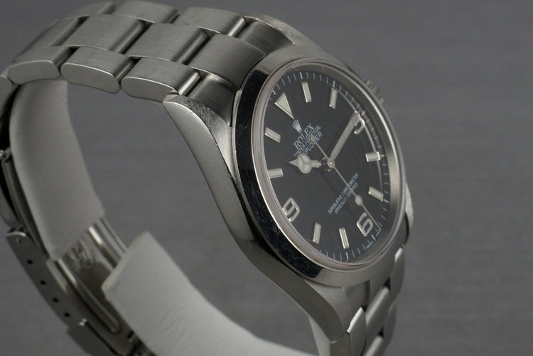 2000 Rolex Explorer 114270 with Box and Papers