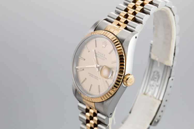 1988 Rolex Two-Tone DateJust 16233 with Box and Papers