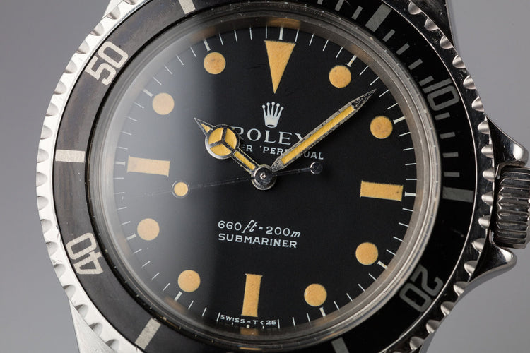1972 Rolex Submariner 5513 Serif Dial