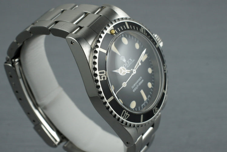 1981 Rolex Submariner 5513 Mark IV Maxi Dial
