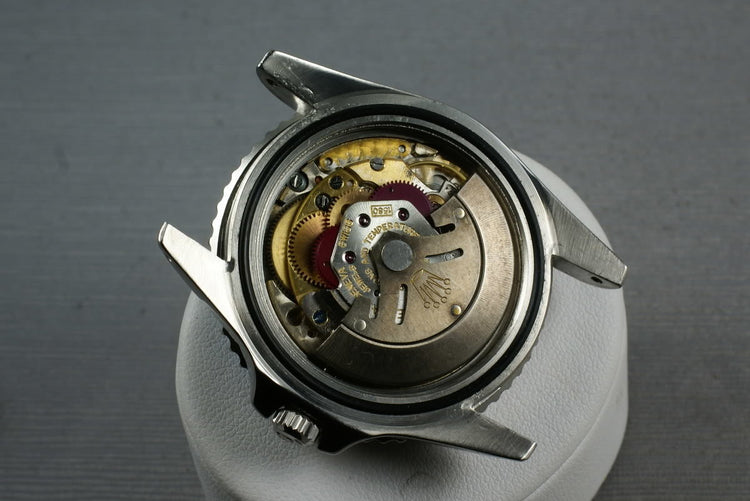 Rolex GMT Ref: 1675 Pointy Crown Guard chapter ring exclamation dial