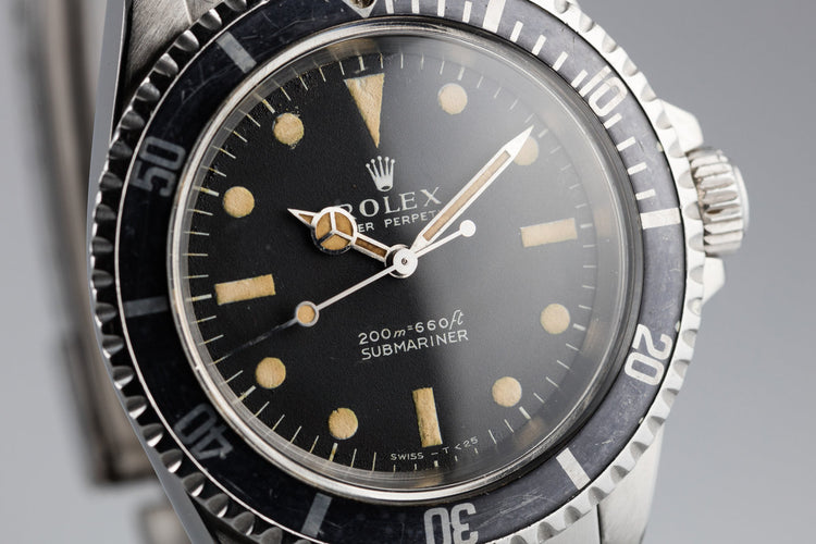 1968 Rolex Submariner 5513 with Meters First Dial