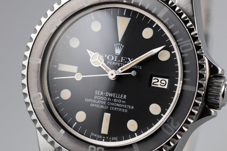 1979 Rolex Sea-Dweller 1665 with MK I Dial and "Ghost" Bezel Insert