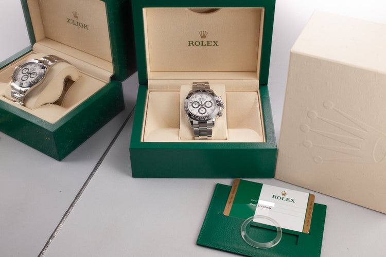 2016 Rolex Daytona 116500LN White Dial with Box and Papers