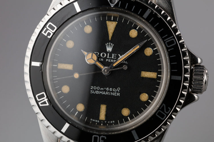 1965 Rolex Submariner 5513 with Meters First Dial