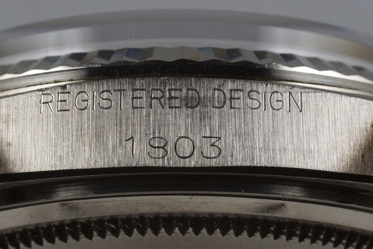 1968 Rolex WG Day-Date 1803 Silver Non-Luminous Dial