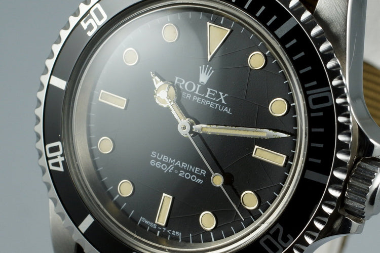 1983 Rolex Submariner 5513 Spider Dial