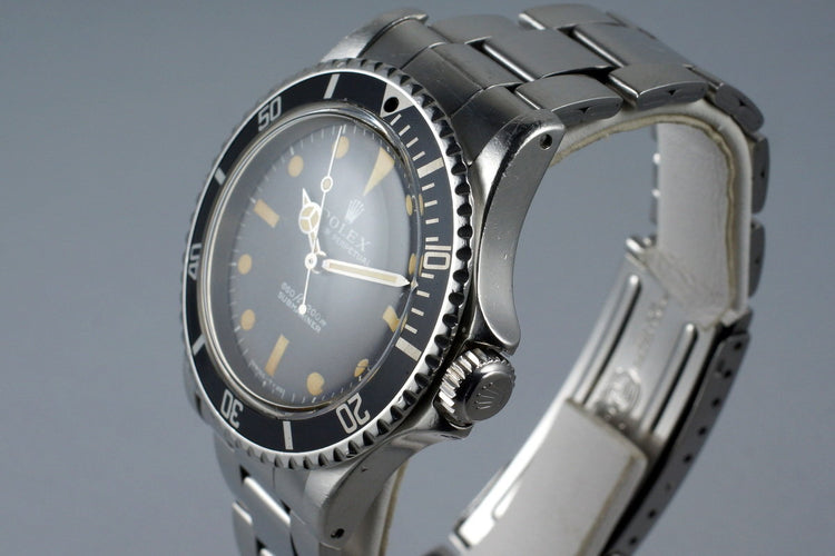 1970 Rolex Submariner 5513 Serif Dial with RSC Papers