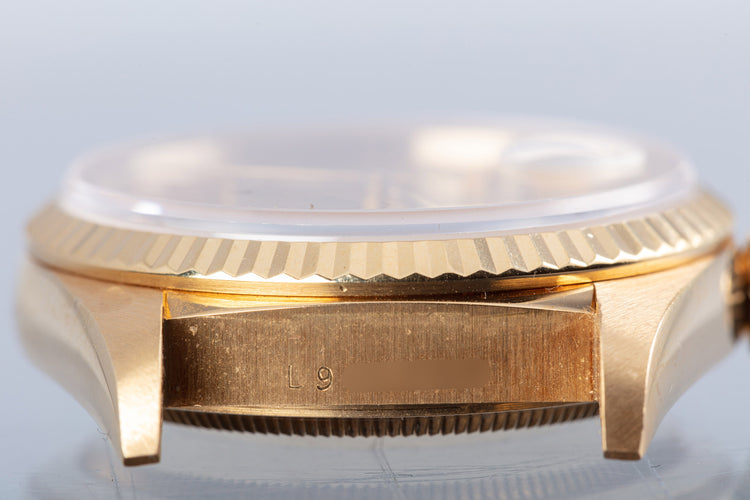 1989 Rolex Day-Date 18238 Champagne Dial with Rolex Service Card