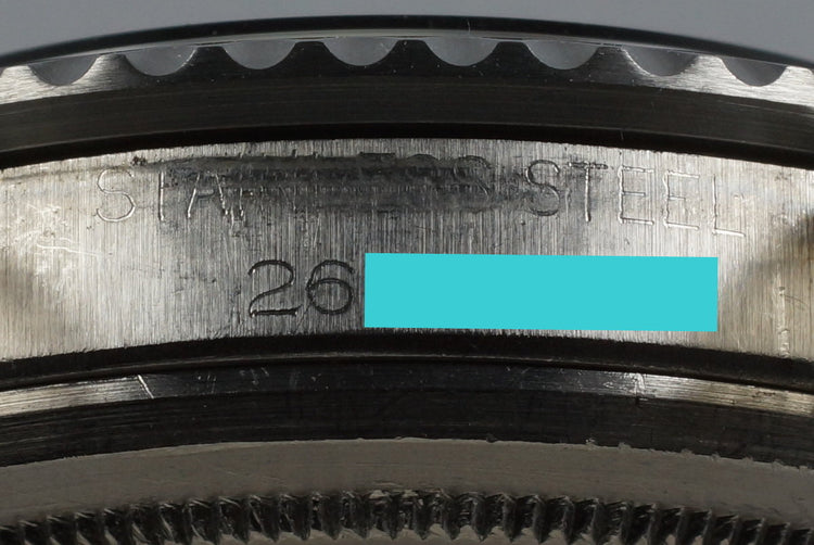 1970 Rolex Submariner 5513 with Serif Dial