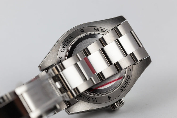 2008 MINT Rolex Milgauss 116400V with Box and Papers