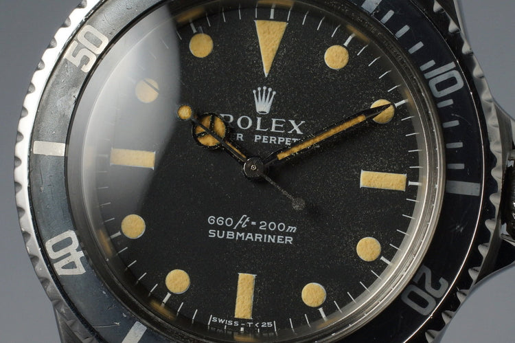 1965 Rolex Submariner 5513 Serif Dial
