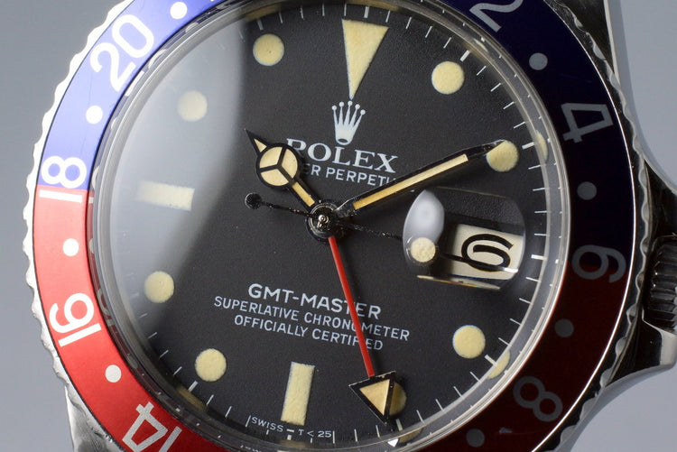 1981 Rolex GMT 16750 with Box and Papers