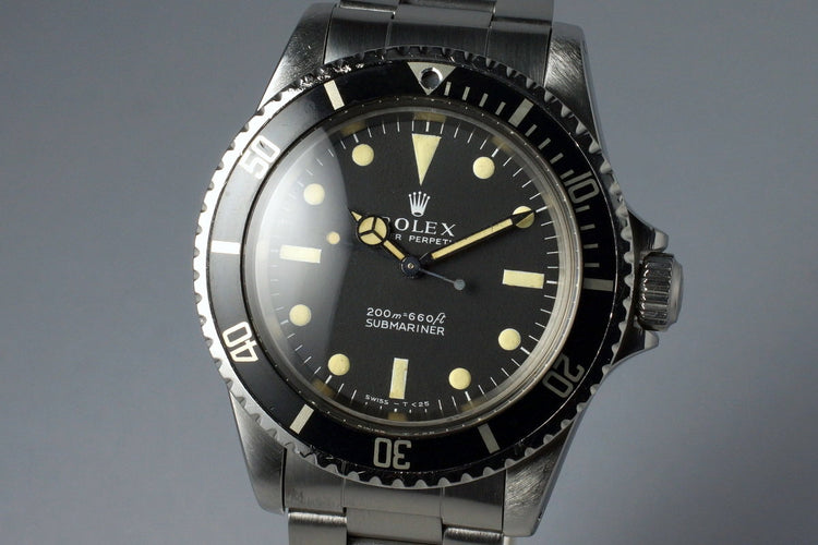 1966 Rolex Submariner 5513 Meters First Dial