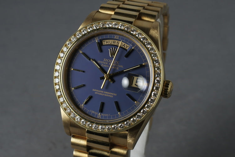 1982 President 18038 with Diamond Bezel