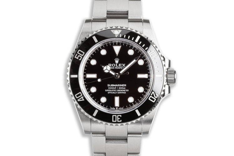2021 41mm Rolex Submariner No-Date 124060 with Box & Card