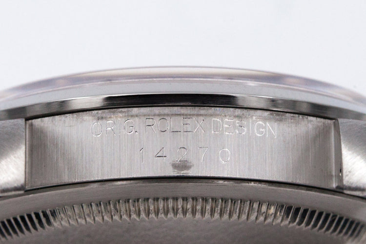 1997 Rolex Explorer 14270 with SWISS only dial