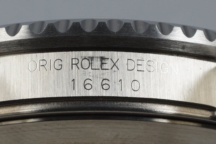 1991 Rolex Submariner 16610